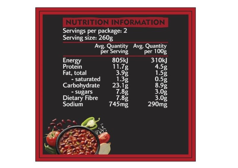 Heinz Chilli Beef Big'N Chunky Soup Family Pack 520g