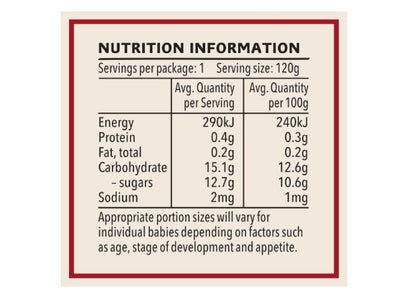 Heinz 8+ Months Apple Strawberry and Passionfruit Heinz For Baby Baby Food 120g (pack of 6)