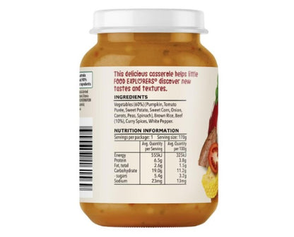 Heinz 8+ Months Beef and Vegetable Casserole Jar Heinz For Baby 170g (pack of 6)