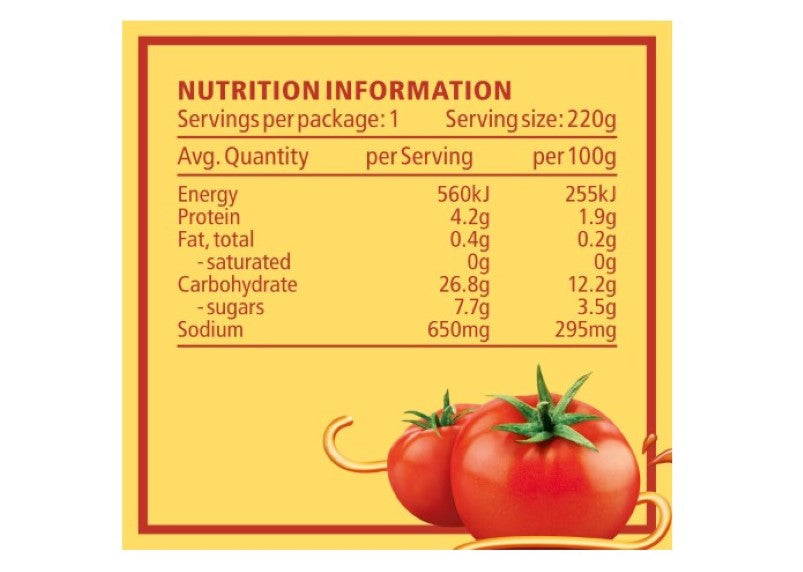 Heinz Spaghetti The One for One Canned Pasta In Tomato Sauce Ready To Eat Quick and Convenient Meal, 220g