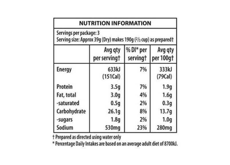 CONTINENTAL | Instant Mashed Potato, 115g