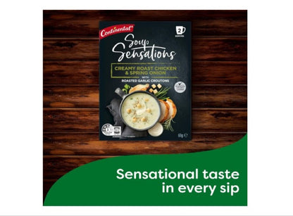 Continental Creamy Roast Chicken & Spring Onion with Roasted Garlic Croutons Soup Sensations 61 g