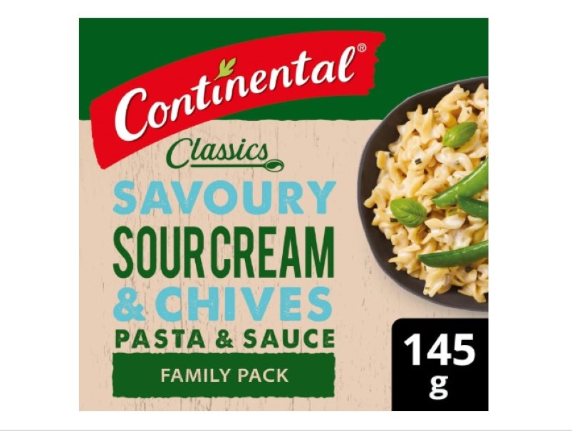 Continental Classics Sour Cream & Chives Pasta & Sauce 145 g