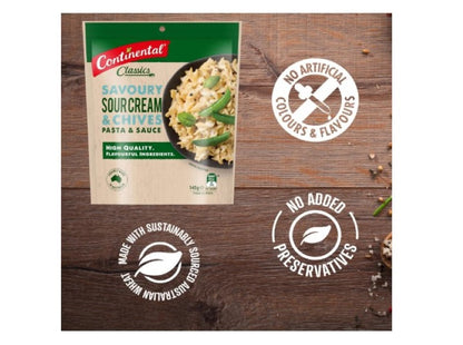 Continental Classics Sour Cream & Chives Pasta & Sauce 145 g