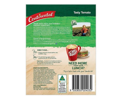 CONTINENTAL Cup-A-Soup | Tasty Tomato, 2 pack, 54g