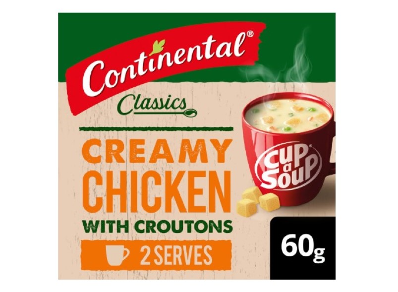 Continental Classics Creamy Chicken With Croutons Cup A Soup 60 g