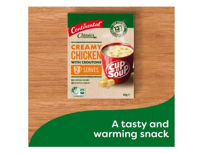 Continental Classics Creamy Chicken With Croutons Cup A Soup 60 g