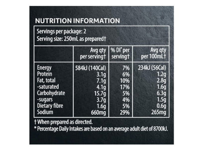 CONTINENTAL Sensations soup | Garden Cauliflower & Four Cheese with Parmesan Croutons (2 pk), 62g