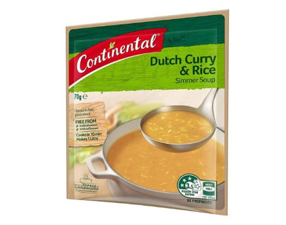 CONTINENTAL Simmer Soup | Dutch Curry and Rice, 70g