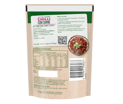 Continental Classics Chilli Con Carne Recipe Base 40 g