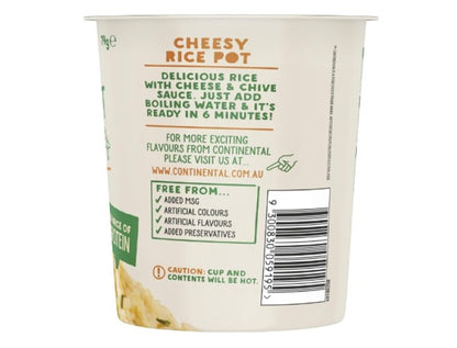 Continental Snack Pot | Cheesy Rice, 79g