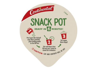 Continental Snack Pot | Cheese & Bacon Pasta, 70g