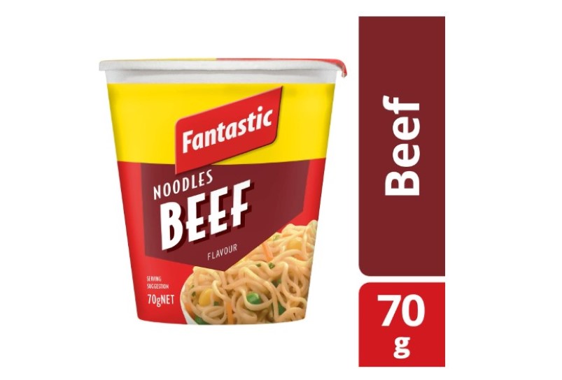 Fantastic Cup Noodle, Beef, 70g