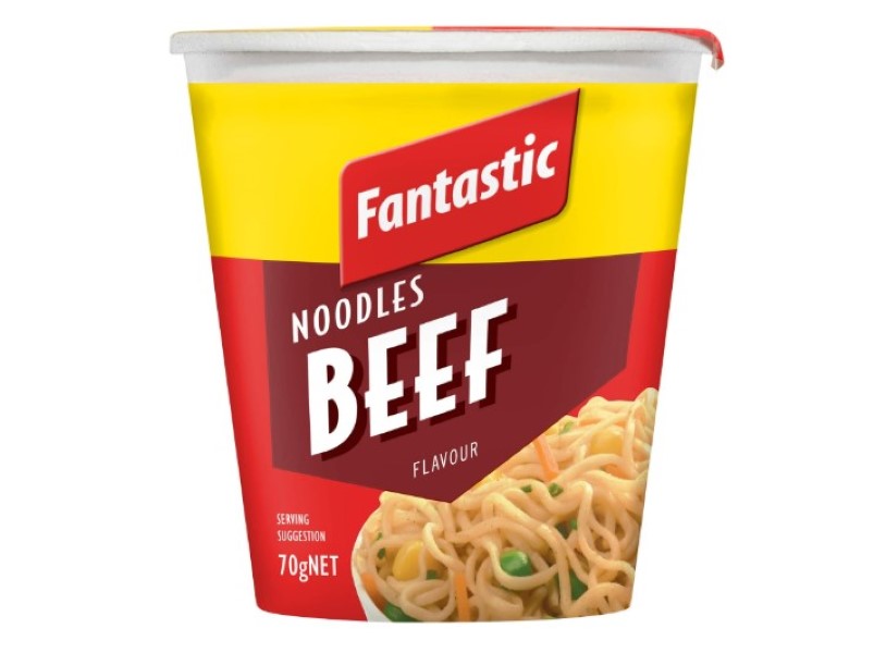 Fantastic Cup Noodle, Beef, 70g