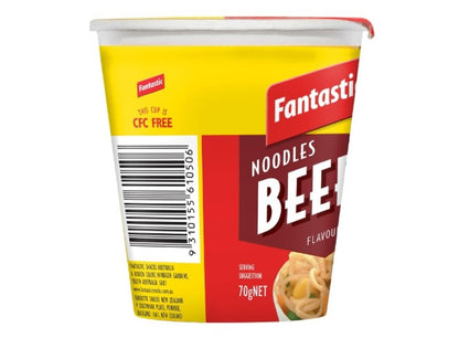 Fantastic Cup Noodle, Beef, 70g