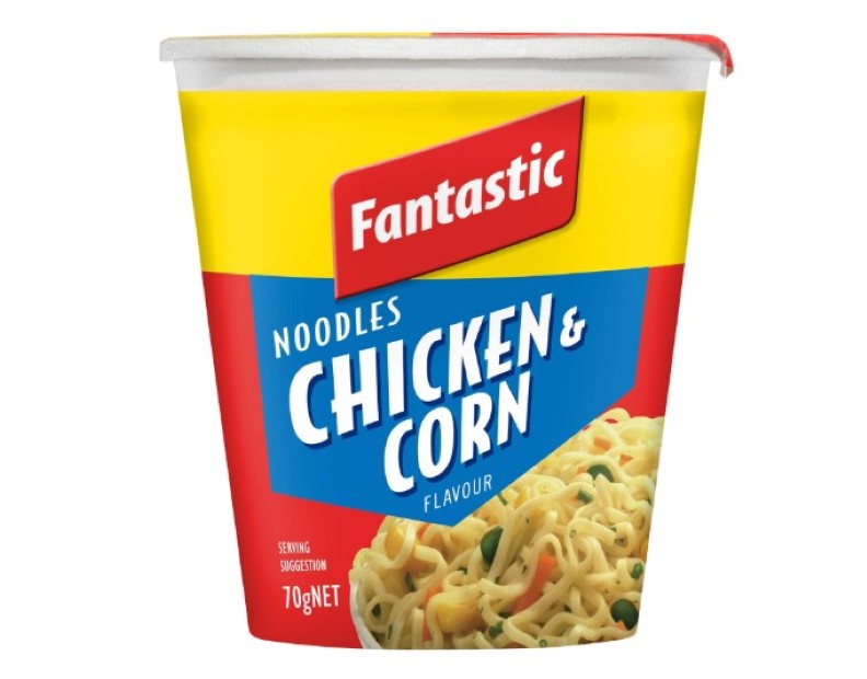 Fantastic Cup Noodle, Chicken and Corn, 70g