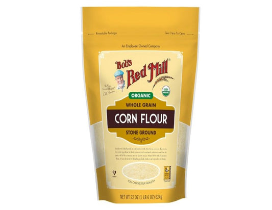 Bob's Red Mill Organic Corn Flour, 624 grams