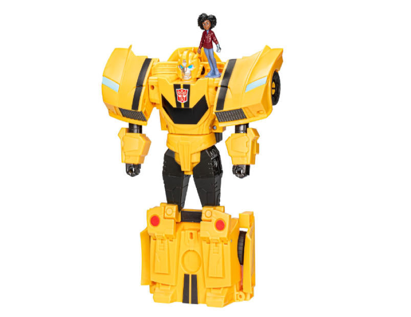 Transformers Toys EarthSpark Spin Changer Bumblebee Action Figure