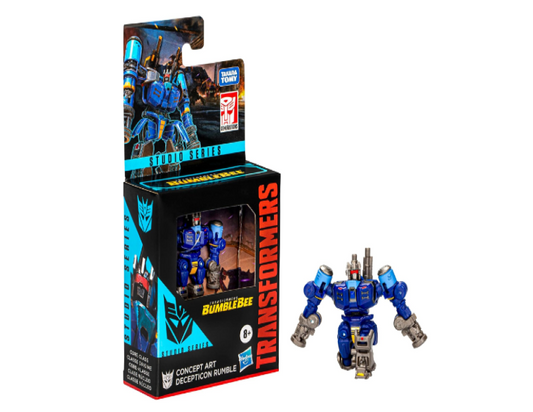 Transformers Studio Series Core Class Bumblebee Concept Art Decepticon Rumble Action Figure - Ages 8 and Up