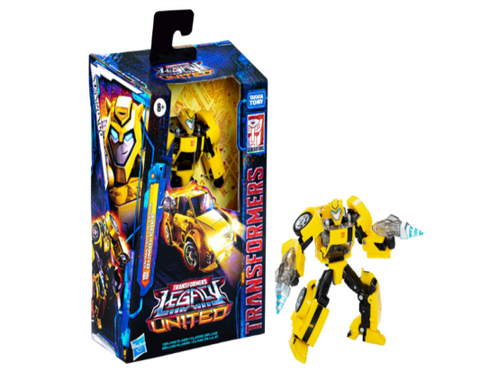 Transformers Legacy United Deluxe Class Animated Universe Bumblebee Action Figure - 5.5-Inch, Ages 8+