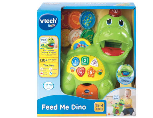 VTech Baby 157703 Feed Me Dino - Interactive Learning Toy