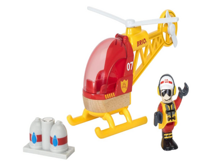 BRIO - Firefighter Helicopter 3 Pieces