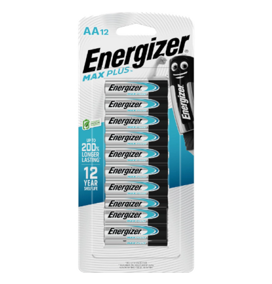 Energizer | Max Plus AA Alkaline Batteries - 12 Pack