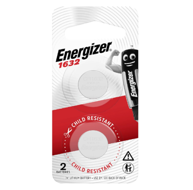 Energizer | 1632 Lithium Coin Batteries - (2 Pieces)