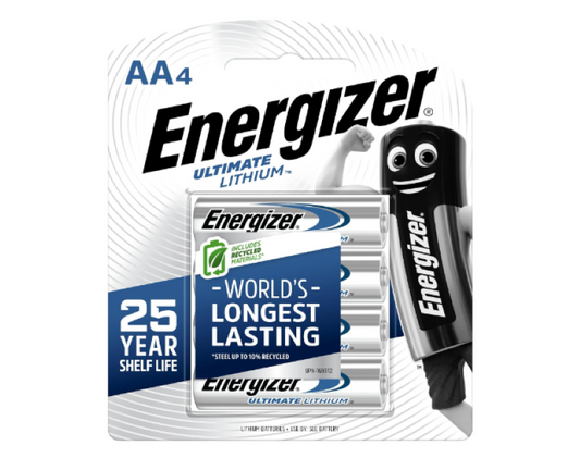 Energizer | Ultimate AA Lithium Batteries - (4 Pieces)