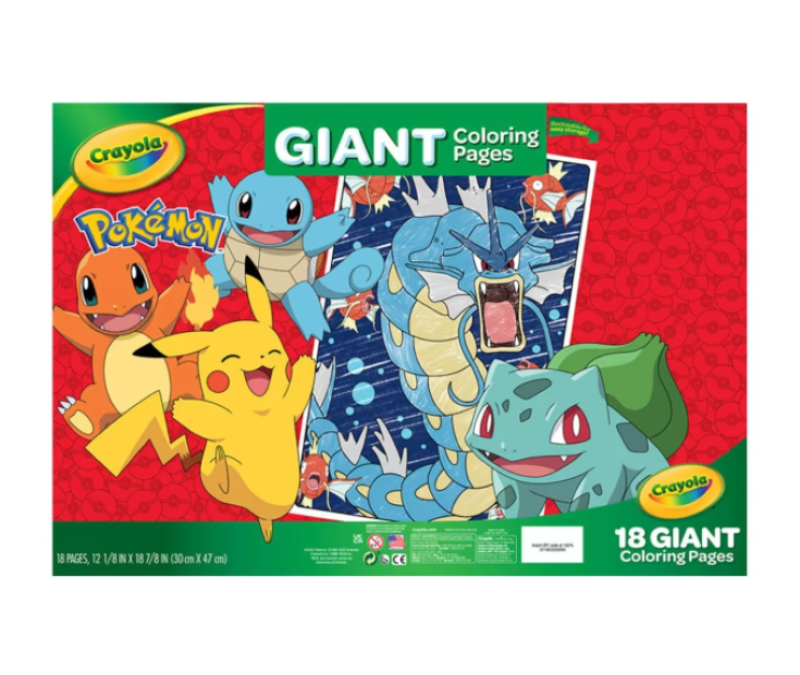 Crayola | Pokemon Giant Colour Pages