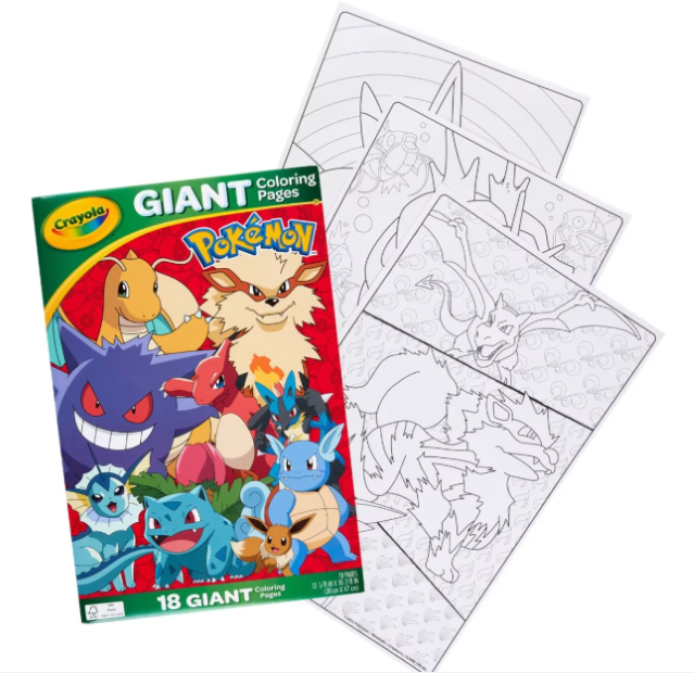 Crayola | Pokemon Giant Colour Pages