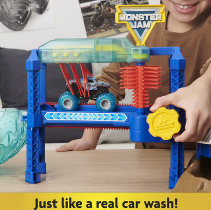 Monster Jam | 1:64 Truck Wash Playset - Megalodon Monster Wash