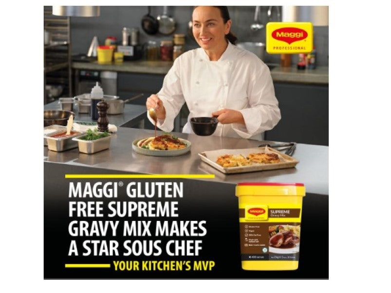 Maggi Supreme Gravy Mix Gluten Free Vegan Vegetarian 2kg, Beef Gravy