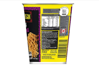 MAGGI FUSIAN Noodle Cup Mi Goreng Soy And Mild Spice 12 Pack