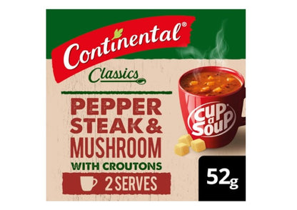 Continental Classics Pepper Steak & Mushroom Cup A Soup 52 g