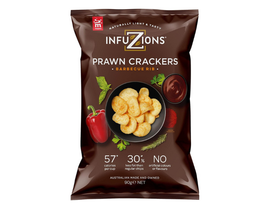 Infuzions Prawn Crackers BBQ Rib Flavour 90g