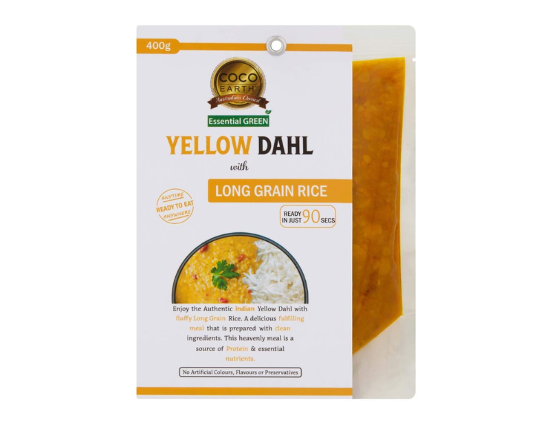 Coco Earth Yellow Dahl & Rice, 400 g