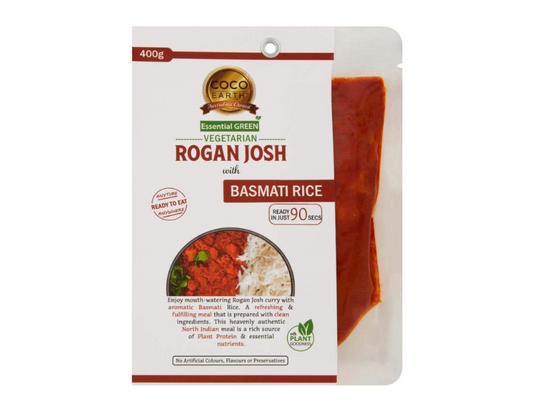 Coco Earth Rogan Josh & Rice, 400 g