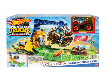 Hot Wheels | Monster Truck Arena Smashers: Rhinomite’s Chargin’ Challenge