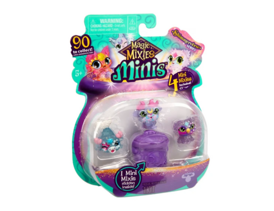 4 Pack Magic Mixies Minis Shimmerverse Series Toy Set - Assorted