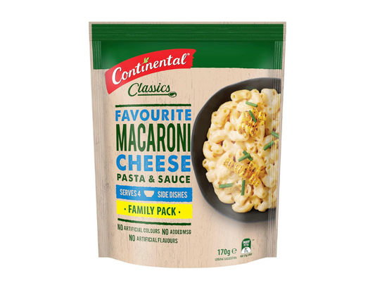 Continental Pasta and Sauce Family Macaroni Cheese 170g