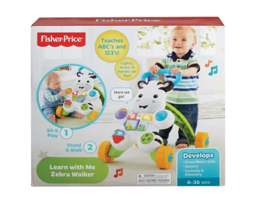 Fisher-Price | Learn with Me Zebra Walker