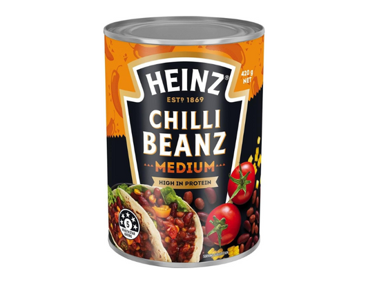 Heinz Medium Chilli Beans 420 g