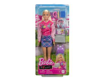 Barbie | I Love School Doll Set