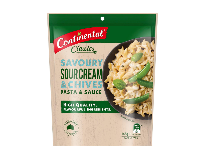 Continental Classics Sour Cream & Chives Pasta & Sauce 145 g