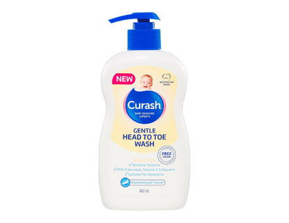 Curash | Gentle Head to Toe Wash Baby Essentials - 400ml