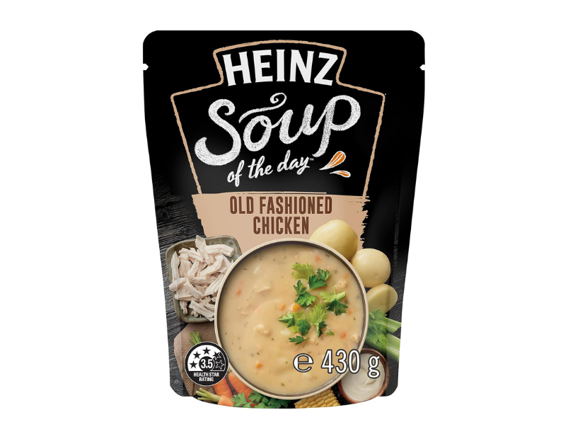 Heinz Soup of the Day Old Fashioned Chicken Soup Pouch 430g x 6 (Pack of 6)