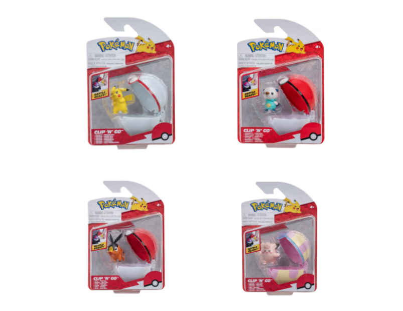 Pokemon | Clip 'N' Go Ball Playset - Assorted