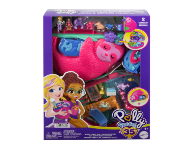 Polly Pocket | Playset and Travel Toy with 2 Micro Dolls and 12 Accessories