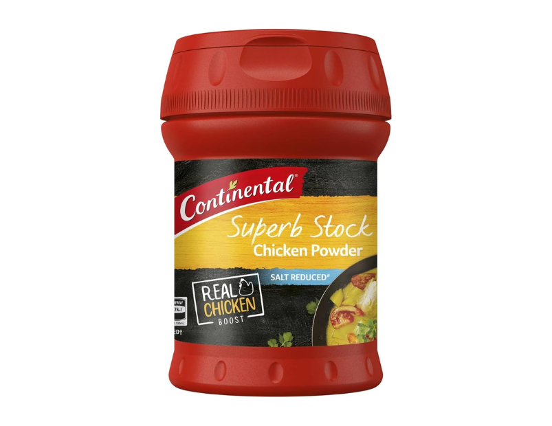 CONTINENTAL Stock Powder for Cooking - Chicken (Salt Reduced), 120g